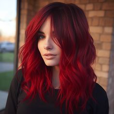 Dark Brown with Fiery Red Ombre Hair Color Fade, Hair Highlight Trends, Dark Brown Hair Color Ideas, Coffee Brown Hair, Dark Chocolate Brown Hair, Brown Hair Color Shades, Brown Hair Color Ideas, Dark Blonde Hair Color, Dark Brunette Hair