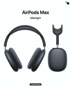 the airpods max midnight headphones