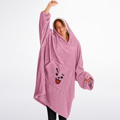 Free Shipping! BT21 Snug Hoodie Oversized - BTS Sung Hoodie Oversized - BTS Wearable Blanket Hoodie - BTS Blanket Hoodie Fleece Blanket Hoodie This BT21 inspired Cooky sung hoodie is the epitome of casual comfort! It's perfect - simple, elegant, and expressly designed for pure coziness, this snug hoodie wraps you in a gentle hug of warmth and softness. Whether you're curled up on the sofa, embarking on a leisurely stroll, or enjoying a laid-back evening with friends, its amiable embrace is ever- Bts Blanket, Hoodie Oversize, Blanket Hoodie, Wearable Blanket, Simple Elegant, Korean Outfits, Fleece Blanket, Different Styles, Gender Neutral