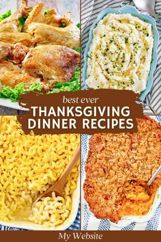 the best thanksgiving dinner recipes for everyone to enjoy in their house and on the table