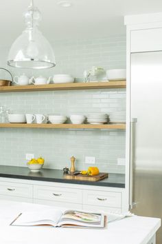 the kitchen is clean and ready to be used for cooking or baking, as well as other things