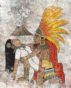 Hispanic Art, Mexican Artwork, Mexican Paintings, Chicano Love, Mexican Culture Art, Aztec Culture, Aztec Art, Chicano Art, Ap Art