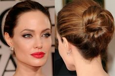 .. Black Tie Hairstyle, Penteado Cabelo Curto, Celebrity Hairstyles, Angelina Jolie, Bride Hairstyles, Gorgeous Hair, Balayage Hair, Wedding Makeup, Bridal Hair