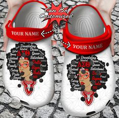 Get your product: Personalized African Amercian Delta Sigma Theta Queen Clog Shoes #Dh
1. PRODUCT INFORMATION:

Incredibly light and fun to wear.
Water-friendly and buoyant; weighs only ounces.
Ventilation ports add breathability and help shed water and debris.
Easy to clean and quick to dry.
Upper: Croslite.
Lining: Croslite.
Sole: Croslite.
2. SIZE CHART:
3. RETURN:
We will gladly issue you a replacement item or issue a refund back to your original form of payment for any of the following reas Custom Crocs, Crocs Clog, Crocs Men, Versatile Shoes, Sigma Gamma Rho, Clog Shoes, Delta Sigma Theta, Shoes Custom, Alpha Kappa Alpha