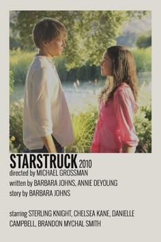 the poster for starstruck starring michael grossman and rachel grossman, written by barbara johns