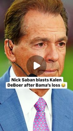 Pigskin Utopia on Instagram: "Nick Saban DEFINITELY didn’t say ANY of this about Kalen DeBoer, but send this to a Bama fan anyway 😂

#collegefootball #sportsmemes #footballmemes #collegefootballsaturday #secfootball #rolltide #alabamafootball #rolltideroll #bama #nicksaban #collegegameday #govols #tennesseevols #ncaafootball #cfb #ncaaf" Kalen Deboer, Go Vols, College Game Days, Sports Memes, Football Memes