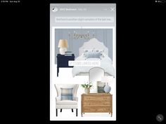 an image of a bedroom with furniture and decor on the app store's website