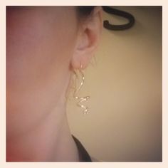 A sneak peek at one of the new lines of jewelry that I will be revealing soon. "Whirl Wind" earrings hand crafted in sterling silver. Also available in jewelers brass and gold upon request.  Sterling Silver - $97.00  www.etsy.com/shop/entertheflame.com Wind Earrings, Nostril Hoop Ring, Sneak Peek