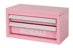 Portable Tool Boxes, Pink Desk Accessories, Steel Tool Box, Stash Containers, Portable Tool Box, Pink Tools, Craft Room Design, Pen Organization, Tool Boxes