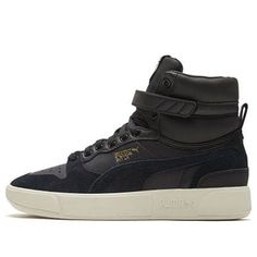 Puma Sky Lx Mid Lux Sneakers Black 372870-02 (SNKR/Skate/High Top/Wear-resistant) Sneakers Black, High Top, High Tops, Your Perfect, Sneakers, How To Wear, Black