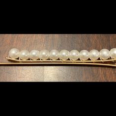 Nwt Small Gold And Pearl Barrett. Barrett Is Tight And Will Stay Put In Your Hair. Great To Dress Up For Any Occasions Cute Boutiques, Women Accessories, Hair Accessories, Dress Up, Hair, Gold, Women Shopping, White, Color