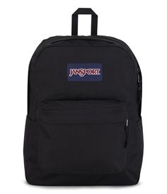 JanSport SuperBreak One School Backpack, Black Cute Black Backpack, School Supplies Black, Student Treats, School Bag For Boys, Black School Bags