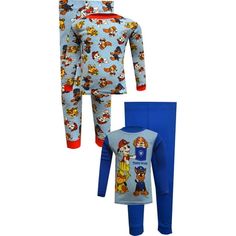 The cutest jammies for the smallest Paw Patrol fans! These Paw Patrol jammies for infants feature the Paw Patrol favorites like Marshall, working together to get the job done. Team work makes the dream work, as they say! There are two pair included in this set, both with long sleeves and long pants. Pajamas are 100% cotton. They are designed to be snug fitting to comply with safety regulations. Size: 24M.  Color: Blue.  Gender: male.  Age Group: infant. Toddler Pajamas, Kids Pjs, Team Work, Baby Pajamas, Boys Pajamas, Working Together, Paw Patrol, The Dream, Long Pants