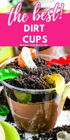 the best dirt cups for kids and adults