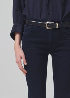 A mid-rise and an ultra-flattering top block. Designed with a slim fit to the knee and a 26” inseam; these jeans can be styled with just about everything. This fit is true to size. Looks Like: Clean, deep indigo with finished hemsFeels Like: Signature soft stretch cotton with a smooth finish From our HUMANITY Collection Flattering Tops, Dark Indigo, Straight Fit Jeans, Jeans Online, Citizens Of Humanity, Premium Denim, Cut Jeans, Straight Jeans, Stretch Cotton