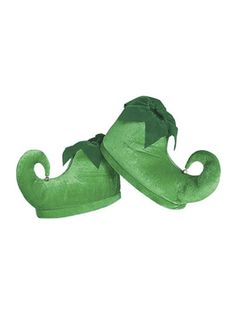 Transform into Santa's little helper for the holiday by putting on a pair of Adult Green Elf Shoes. The shoes feature pointed curls with bells on the tips. The bells jingle when you walk. Everyone will know that you are busy making toys when you are wearing the matching costume with the shoes. Santa's Helper Costume, Elf Slippers, Christmas Boards, Comfy Flip Flops, Christmas Elf Costume, Green Elf, Elf Shoes, Green Santa, Elf Costume