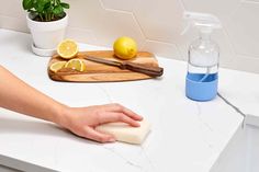 How to Keep Your Quartz Countertops Looking Brand-New How To Clean Quartz, Clean Quartz Countertops, Quartz Bathroom Countertops, Cleaning Granite Countertops, Cleaning Stainless Steel Appliances, Quartz Bathroom, Clean Countertops, How To Clean Granite, Quartz Kitchen Countertops