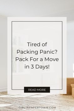 Tired of packing panic? pack for a move in 3 days - how to pack for a move in 3 days, moving house tips, packing tips, packing hacks for moving house Moving Guide, Packing Hacks, Moving Cross Country, House Tips