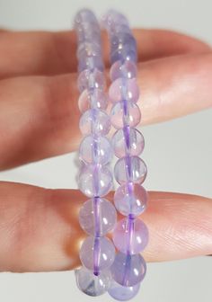 Beautiful 6mm lavender moon quartz bracelets with lovely lavender colour. The diameter of the bracelets is approximately 57mm so they run slightly small. Lavender Jewelry, Lavender Jewellery, Lavender Moon, Moon Quartz, Lavender Colour, Lovely Lavender, Lavender Color, Quartz Bracelet, Home Accents