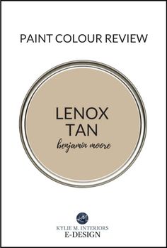 the lenox tan color is shown in black and white