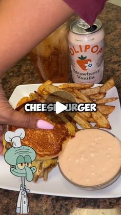 Homemade Wendy's Frosty Recipe, Grilled Cheese Burger, Wendys Frosty Recipe, Frosty Recipe, Cheeseburger Recipe, Iron Skillet Recipes, Skillet Recipes, Cast Iron Skillet Recipes