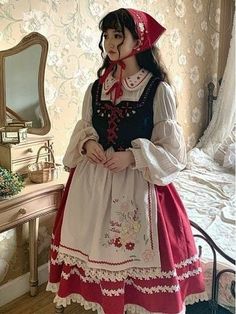 Gaun Abad Pertengahan, Old Fashion Dresses, 가을 패션, Fantasy Clothing, Harajuku Fashion, Gothic Lolita