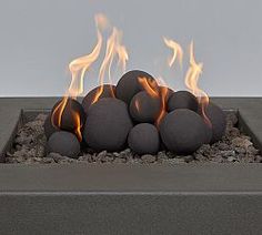 Fire Sphere 20-Piece Outdoor Set Fire Pit Ball, Ceramic Sphere, Indoor Electric Fireplace, Outdoor Fire Table, Modern Fire Pit, Round Fire Pit, Fire Pit Accessories, Wood Burning Fire Pit