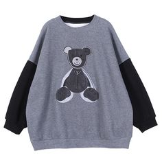 Modern o neck Bear design spring tops women gray tops

 Materials used:cotton blended 

Measurement:One size fits all for this item. Please make sure your size doesn't exceed this size: BUST-138cm   
   
length 71cm / 27.69"
Sleeve length 68cm / 26.52"
Armhole 50cm / 19.5"
bust 138cm / 53.82"
Waist 134cm / 52.26"
Cuff 22cm / 8.58"



We ship worldwide.

Tracking numbers provided for all orders. Gray Crew Neck Sweatshirt For Spring, Gray Crew Neck Sweater For Spring, Trendy Gray Crew Neck Sweatshirt, Bear Design, Spring Tops, Grey Top, Nike Outfits, One Size Fits All, Long Sleeve Tops