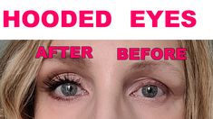 MAKEUP FOR DROOPY HOODED EYES - MAKEUP FOR MATURE SKIN Droopy Hooded Eyes, Makeup Hooded Eyes, Makeup For Hooded Eyelids, Basic Eye Makeup, Eyeshadow For Hooded Eyes, Hooded Eye Makeup Tutorial, Different Eyes, Hooded Eyelids, Tutorial Eyeshadow