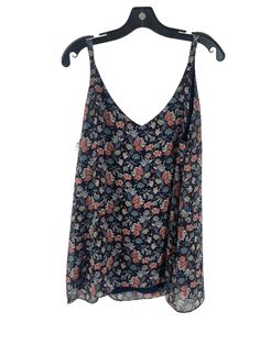 Brand: CABI Style: TOP SLEEVELESS Color: NAVY Size: XL SKU: 186-186299-2535 CONDITION: GENTLY USED Navy Sleeveless Top For Vacation, Blue Floral Print Tank Top, Navy Sleeveless Top For Beach, Blue Floral Print Cami Top, Designer Flats, Sustainable Fashion Brands, Handbag Shoes, Top Sleeveless, Personal Shopper