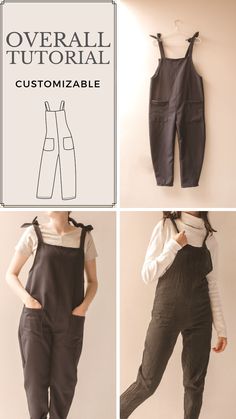 the overall sewing pattern is easy to sew