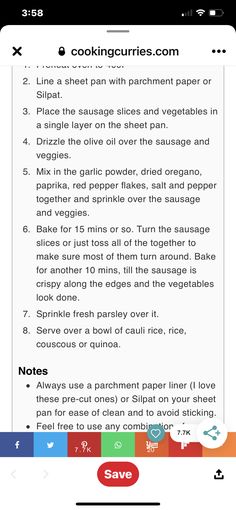 the recipe for cooking curries on an iphone