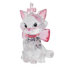 Disney's Aristocats Marie Facets Figurine ND6009879 by Enesco Studios Enesco Figurines, Dynamo Dresden, Aristocats Marie, Swarovski Crystal Figurines, Acrylic Sculpture, Marie Cat, The Aristocats, Marie Aristocats, Disney Figurines