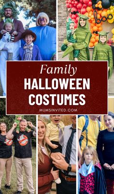 family halloween costumes for adults and children