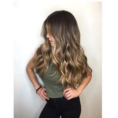 sunkissed More Grey Balayage, Trendy We Fryzurach, Long Brunette Hair, Hair Dark, Brunette Balayage Hair, Balayage Hair Blonde, Balayage Brunette, Brown Blonde Hair, Hair Color Balayage