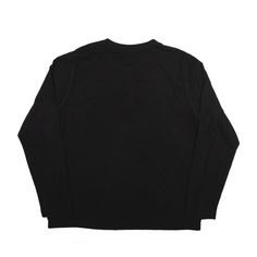 Item is in good used condition. >Size: L >Armpit To Armpit: 25" >Armpit To Cuff: 20" >Collar To Hem: 28" Basic Black Sweatshirt With Graphic Print, Black Graphic Tee With Crew Neck, Black Crew Neck Graphic Tee, Black Urban Crew Top, Black Streetwear T-shirt, Black Relaxed Fit Crew Neck T-shirt, Black Relaxed Fit Crew T-shirt, Vintage Washed Black Relaxed Fit T-shirt, Black T-shirt With Front Print In Ring-spun Cotton