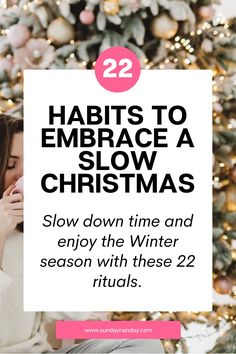 Enjoy the little things this Christmas! These 22 tips will inspire you to slow down and savor every moment. Before The New Year, Christmas Playlist, Slow Lifestyle, Personal Growth Plan, Productive Habits, Habits Of Successful People, Healthy Lifestyle Habits, What Is Christmas, Growth Tips