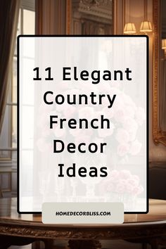 Country French Decor Chic Furniture Modern, French Decor Ideas, Country French Decor, Vintage French Bedroom, Modern French Decor, French Country Christmas Decor, Modern French Farmhouse, Country French Style, French Country Ideas