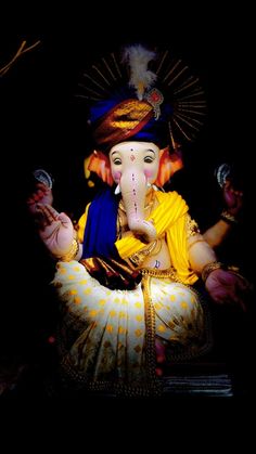 Ganesh Images 3D HD Wallpapers Ganesh Ji Images, Jai Ganesh, God Photos, Ganesh Lord, Yoga Studio Design