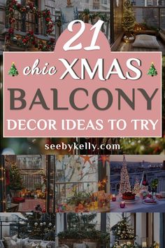 Apartment Balcony Christmas Decor Ideas Chic Christmas Decor Ideas, Chic Christmas Decor