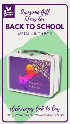 A variety of products in a variety of designs, but all geared towards making your student coordinated and ready for the year ahead - whether they are back to school, college or university. Many items include Scripture and/or customization, so you can have fun personalizing. Back To School Gift Ideas, School Gift Ideas, Metal Lunch Box, Back To School Gift