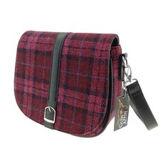 Harris Tweed Beauly Shoulder Bag from Glen Appin This smart and sophisticated Harris Tweed Shoulder Bag from Glen Appin is called the Beauly. Since it is made from genuine Harris Tweed it will last you forever. We Scots call Harris Tweed 'The Big Cloth' because of its incredible durability. In addition, the flap features a center strap and buckle along with a magnetic fastener button to ensure your items are secure. Along with an adjustable/detachable shoulder strap, its perfect for everyday. Th Classic Tweed Rectangular Bag, Classic Rectangular Tweed Bag, Classic Rectangular Tweed Shoulder Bag, Classic Tweed Bag For Everyday Use, Classic Tweed Bags For Everyday Use, Tweed Bag With Detachable Strap, Rectangular Shape, Classic Tweed Bags For Everyday, Rectangular Tweed Bag With Detachable Strap, Tweed Outer