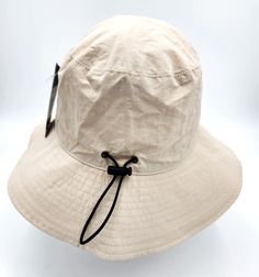 Mens Womens Bucket Hat Available color : Black, Khaki, Gray, Olive 100% Polyester ADJUSTABLE & UNISEX: Rear elastic drawstring design, one size fits men's and women's head . Adjustable chin strap holds the hat in place on windy days. LIGHTWEIGHT & PACKABLE : The lightweight fabric & soft structure makes it easy to fold small for packing or traveling with. WATER REPELLENT: Water repellent polyester material could prevent rainwater from seeping into your head. COMFORABLE & BREATHABLE: The bucket h Lightweight Adjustable Bucket Hat, Adjustable One-size Travel Hat, Adjustable Casual Hats With Ties, Casual Hats With Adjustable Ties, Adjustable Lightweight Solid Bucket Hat, Lightweight Outdoor Hat One Size, Adjustable Beige Hat For Outdoor Activities, Adjustable Lightweight Hats One Size, Adjustable One Size Sun Hat For Outdoors