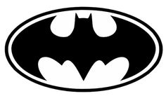 a pink and black batman symbol on a white background