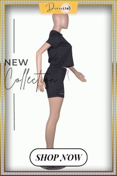 Women Solid Short Sleeve O-neck Pullover Crop Tops Drawstring Hole Shorts Two Piece Matching Sets Casual Two-piece Short Tops, Casual Two-piece Top, Leisure Crew Neck Sets, Casual Stretch Two-piece Tops, Casual Two-piece Stretch Tops, Casual Black Two-piece Top, Casual V-neck Two-piece Top Set, Casual Black Two-piece Top Set, Red Season