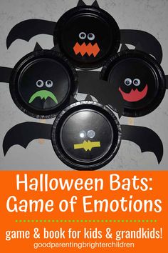 halloween bats game of emotions for kids and grown - ups with free printables