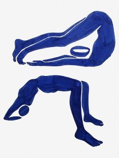 a drawing of a person doing yoga on one leg and another hand in the other