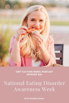 National Eating Disorder Awareness Week Anti Diet Quotes, Women Nutrition, Diet Quotes, Food Freedom, Anti Dieting, Diet Culture, Happier Life, Registered Dietitian, Intuitive Eating