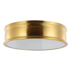 An elegant staple of any classic-contemporary dŽcor, this Adria Flush Mount expertly embodies the idea of simple sophistication. AdriaÕs unobtrusive silhouette shimmers in a brass gold finish, giving any dŽcor an assured sense of refinement. Care Instructions: Before cleaning any lamp shade or fixture, disconnect the power source.Ê Wipe withÊa soft,Êdry cloth.Ê Avoid the use of chemicals and household cleaners as they may damage the finish. Bulbs Indoor, Car Wax, Outdoor Light Fixtures, Flush Ceiling Lights, Household Cleaners, Brass Gold, Flush Mount Lighting, Diffused Light, Flush Mount Ceiling