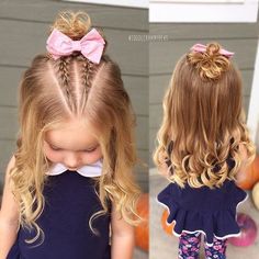 Kız Saç Modelleri Salık Önden Yarım Toplu Çift Örgülü Childrens Hairstyles, Elsa Hair, Girl Hair Dos, French Braids, Kendall Style, Toddler Hairstyles Girl, Hairstyle Trends